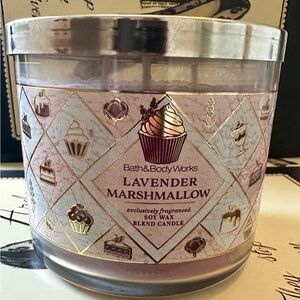 Bath & Body Works Lavender Marshmallow 3-wick Scented Candle